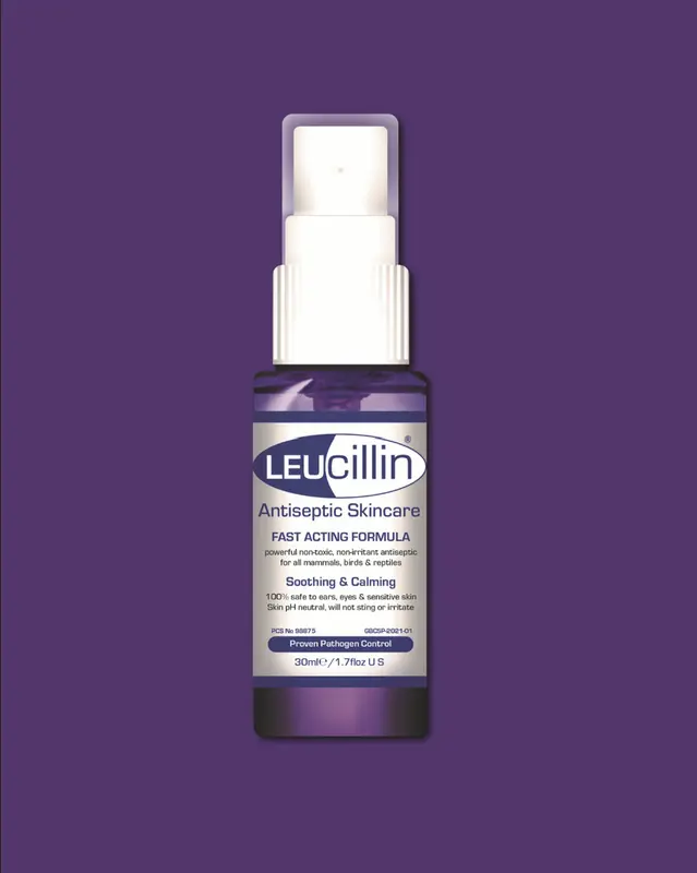 Poorly Paws Exclusive - 30ml Leucillin Antiseptic Spray for Pets 0