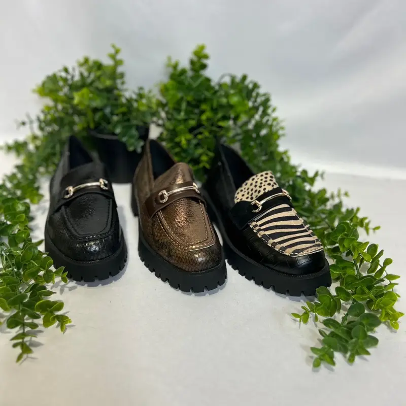 Women's Padded Comfy Loafer Shoe in 3 Styles - RLAN-7018 - Footwear, Shoe