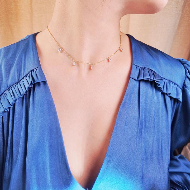 90s Rose London 3-item Jewellery Set, 2025 Spring Summer Trendy Fashion Jewellery Mysterybox, Necklace + Rings + Bracelet, Elegant Classic Jewellery Necklace for Women, Casual Basic Girl Accessories, All Matching Adjustable Necklace Rings 7