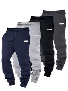 Men's Sweatpants, Casual Comfy Loose Jogger Pants for Spring & Fall, Men's Trousers for Daily Wear