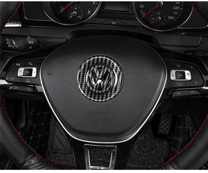 Product Introduction of Car Steering Wheel Emblem Sticker Interior Accessories For Volkswagen GTI Polo Golf Passat Scirocco Beetle Tiguan Magotan 8