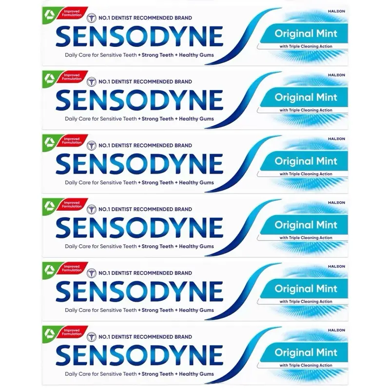Sensodyne Daily Care Toothpaste, Pack of 6 x 75ml - Oral Care