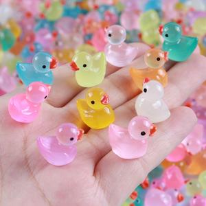 15/25/50/100 Pastel Mini Luminous Ducklings, DIY Resin Toy, Phone Cases Landscape Potted Plant Decoration, Handmade Diy Decorations, Birthday Gifts, Gifts for Boyfriend House Ornaments, Thanksgiving Gift Set, Valentine's Day Gift