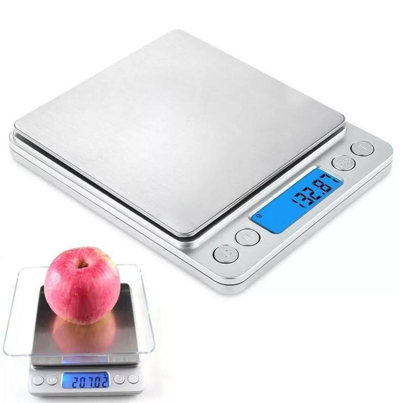 0.03g 500g Kitchen Scale Pocket Electronic Digital LCD Weighing Food Jewellery Measuring Utensils White 7