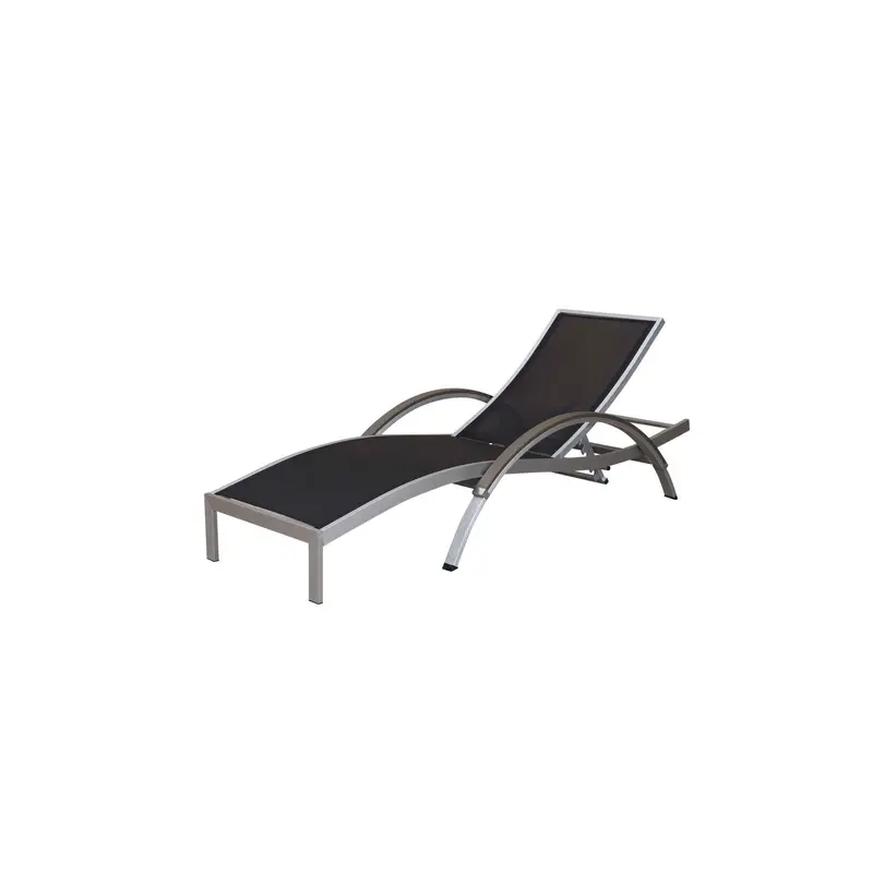 SAC Deluxe Brushed Nickel Sun Lounger 0