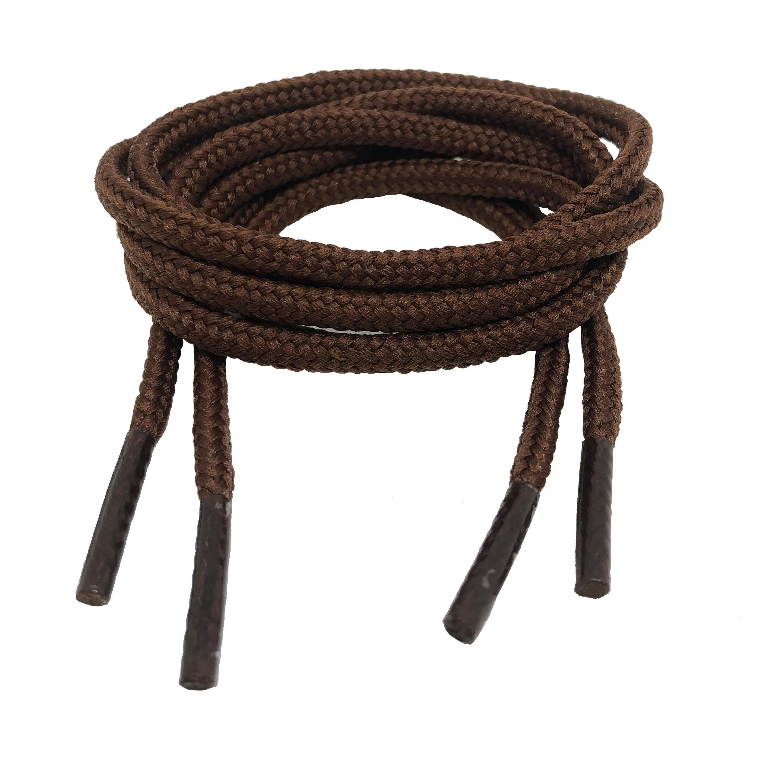Round Brown Shoe Boot Laces - 3mm wide