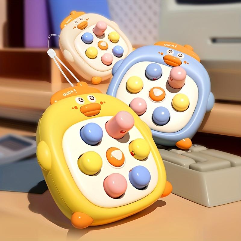 [Colorful Duck Fidget Toy] Colorful Duck Fidget Toys | Novelty Push Bubble Toys with Vibrant Buttons | Ideal for Kids' Sensory Play & Relaxation, Fidget Toy|Playful Design|Plastic Construction 1
