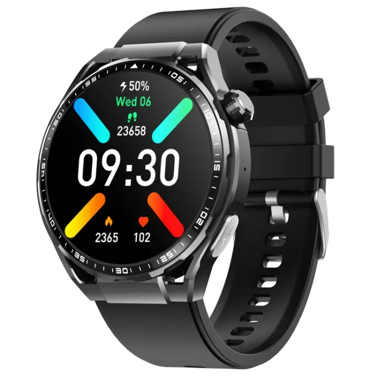 F200 Smart Health Watch ECG Electrocardiogram Blood Sugar Monitoring 1.55 Inch Round Screen, Black Silicone, Black Leather, Black Brown Leather, Black Milan, Black 3-Beads Steel, Black Bamboo, Black Gray Silicone 0