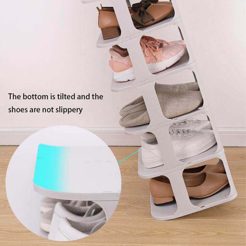 7Tier Shoe Rack Tall Storage Shelf Unit Cabinet Home Organiser Footwear Stand 5