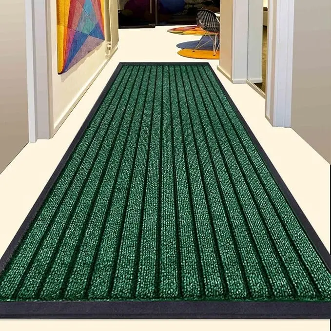 Non Slip Heavy Duty Rubber Barrier Mat Hall Hallway Kitchen Runner Rug Door Mats 0