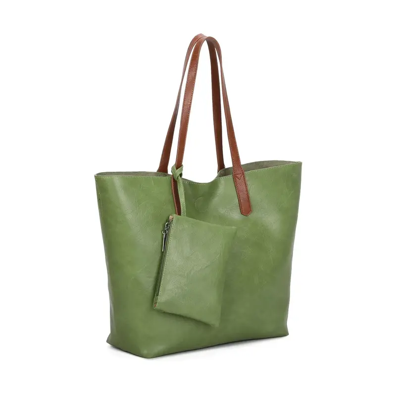 Large size 3 in 1 shoppers bag that comes with 1 large tote 1 medium size bag and 1 wallet 8