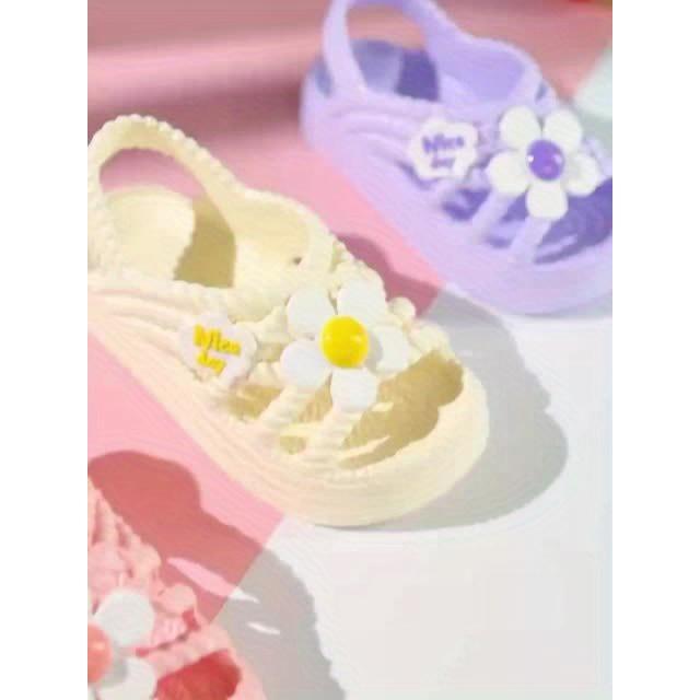 New Fashionable Cute Flower Princess Shoes for Girls, Versatile and Comfortable Beach Sandals 8