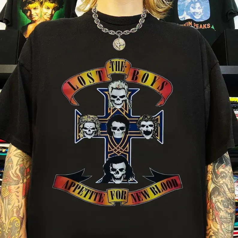 Lost Boys Appetite For New Blood Shirt -Lost Boys T shirt,Retro Movie Shirt,Vintage Movie Shirt,80s Movie Shirt,Lost Boys Sweatshirt
