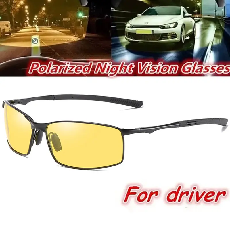 Mens Polarized Sunglasses UV400 Pilot Sport Glasses Driving Eyewear for Men Sun Glasses Sports Eyewear Fishing Golf Driving UV400 Protection 1