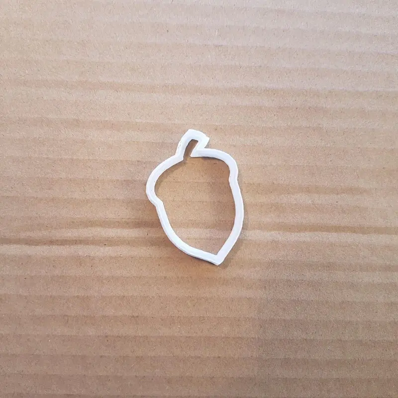 Acorn Cookie Cutter Biscuit Dough Pastry Nut Seed Food Plant Fruit Oak Tree Fondant Sharp Shape Stencil Squirrel 1