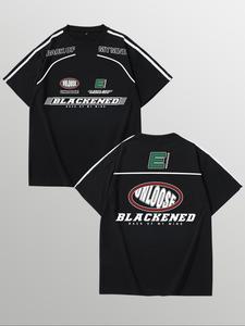 Men's Solid Color & Print Short Sleeve Tee, Loose Casual Comfy Round Neck T-shirt for Summer, Fashion Men's Top for Daily Wear, Tropical