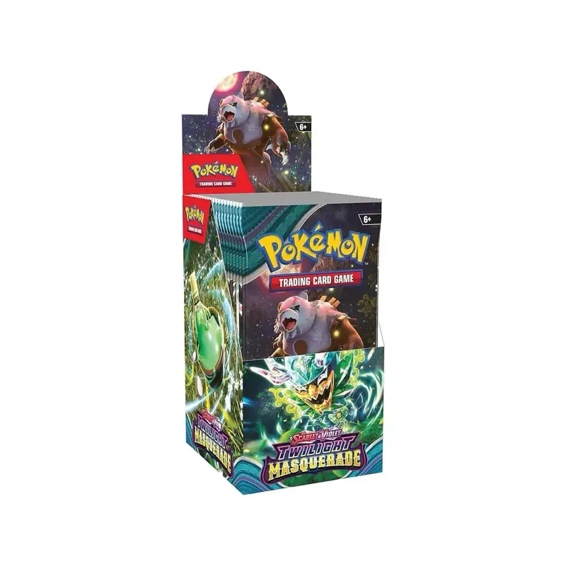 Pokemon TCG Scarlet And Violet Twilight Masquerade Half Booster Box (18 Packs)