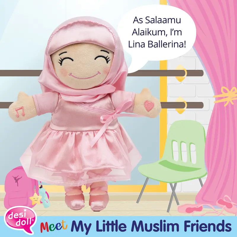 Lina Ballerina Doll - My Little Muslim Friend 3