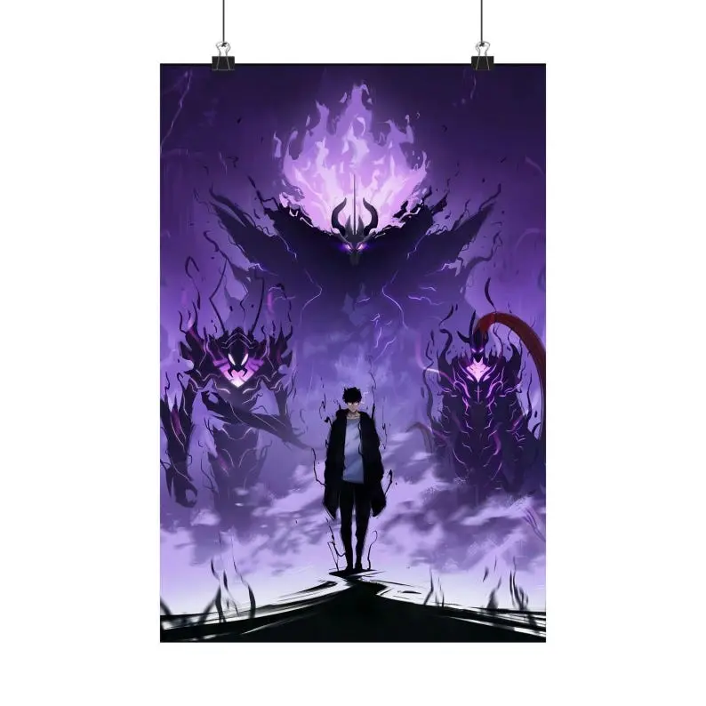 Anime Poster Featuring Solo Leveling Design