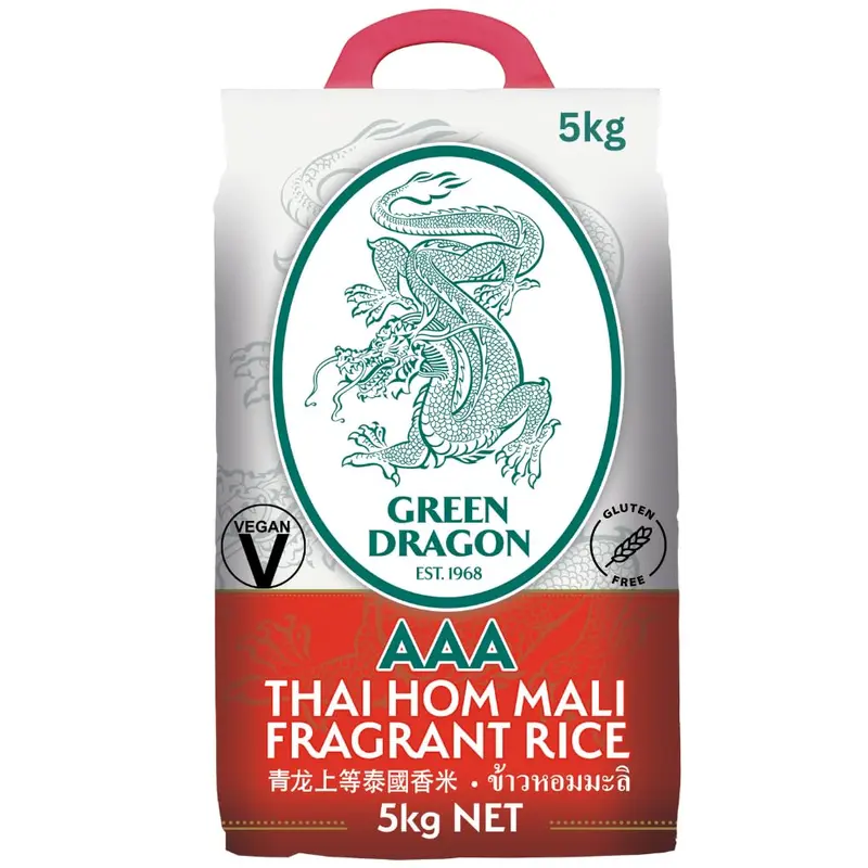 AAA Thai Hom Mali Fragrant Rice - Flavorful Rice for Cooking - Authentic Thai Jasmine Rice  - Naturally Aromatic  - Soft & Fluffy Texture 3