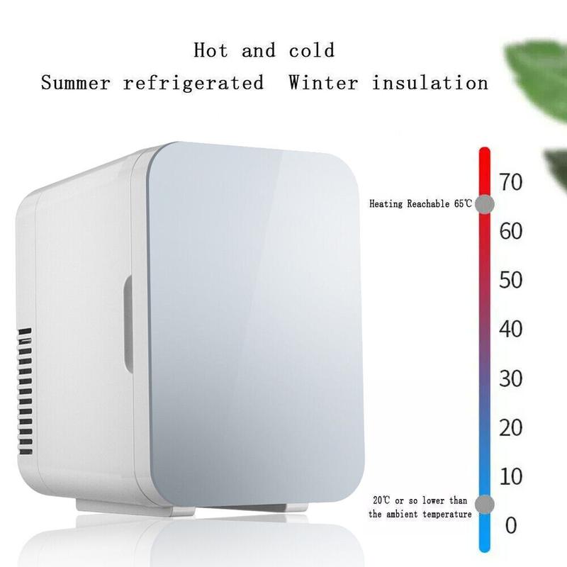 8L Portable Mini Fridge Table Top Electric Small Cooler White Ice Box Bedroom fridge minifridges 6