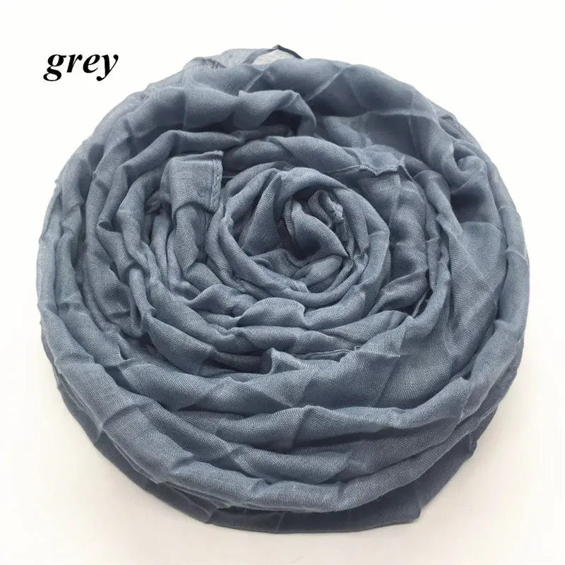 Maryam's Essential Embossed Grid Viscose Solid Crinkle 0