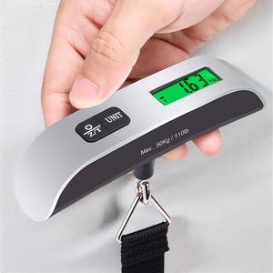 Electronic Hanging Luggage Scale Tools, Everyday Carry Tools, 50kg Digital Handheld Baggage Scale Tool With Backlight Display, 50KG Electronic Scale With Temperature Measurement, Portable Scale Tool