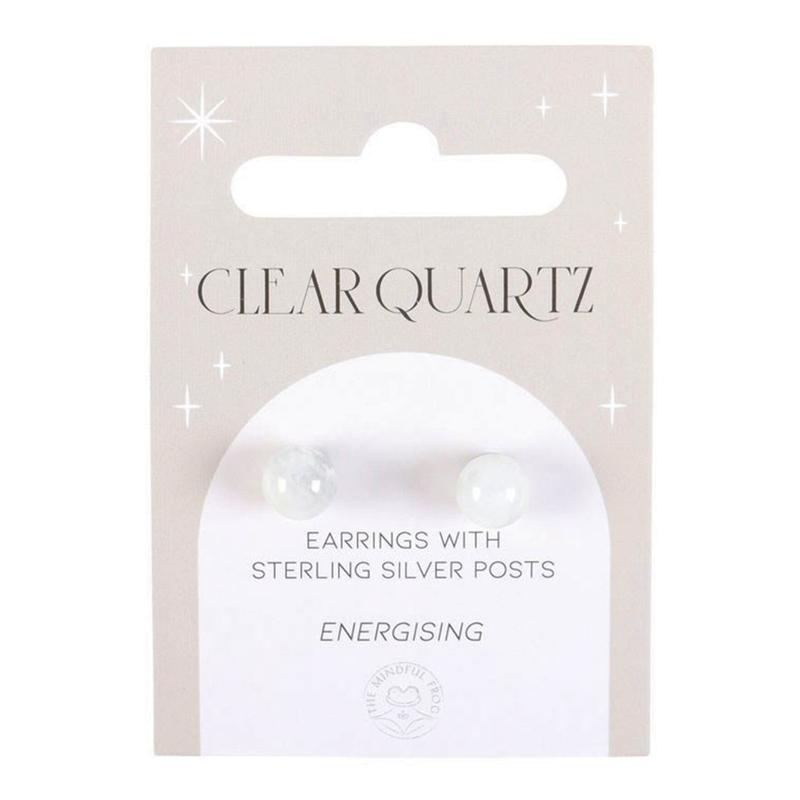 Clear Quartz Crystal Earrings | Energising | Little Gift | Cracker Filler 2