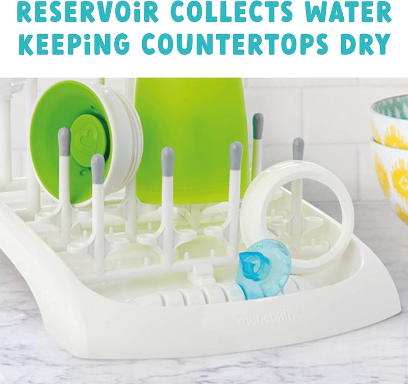 Fold Deluxe Baby Bottle Drying Rack & Holder | Dishwasher Safe| Baby Bottle & Water Bottle Drying Rack | Bottle Holder & Baby Bottle Rack | Baby Bottle Stand for Washing Up 2