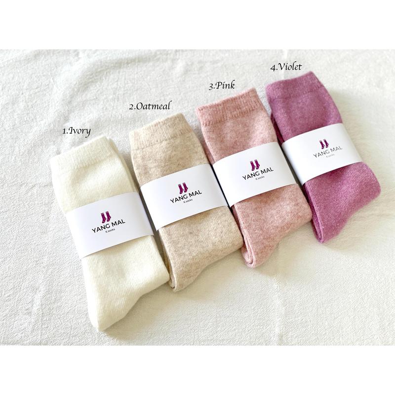 CASHMERE WOOL SOCKS 2