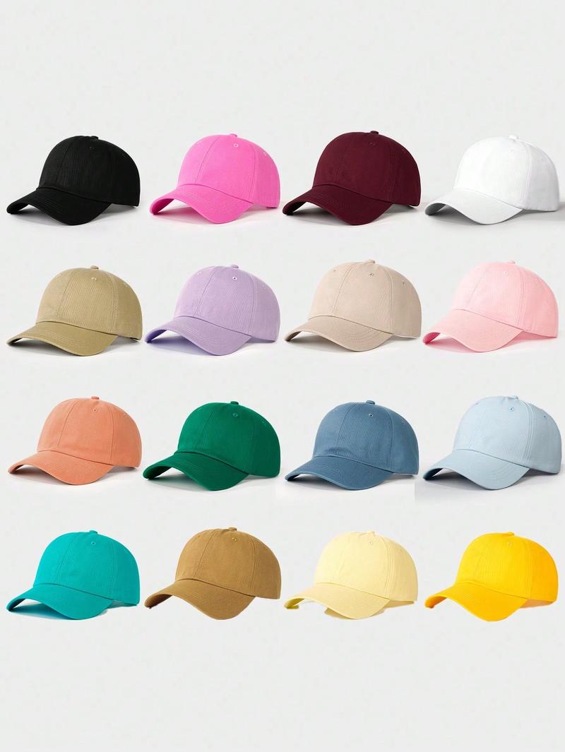 Product Introduction of [UU] 1pc Soft Crown Blank Adjustable Baseball Cap, Outdoor Sun Protection Casual Hat, Suitable For Spring/Autumn Travel, Beach Vacation, Unisex 20