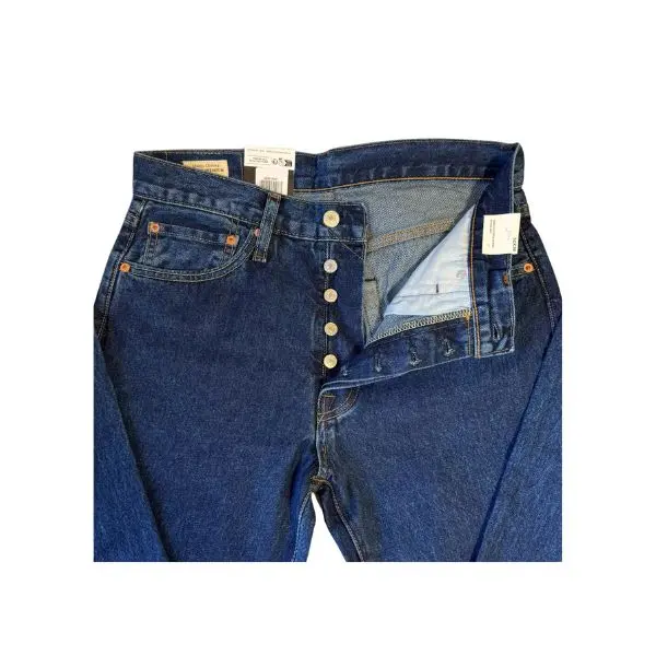 501 Men's New Regular Fit Jeans Blue StoneWash Style Mens's Jeans Casual Denim Menswear Streetwear Classic Stylish Suits Trouser Pants Pocket Pants 3