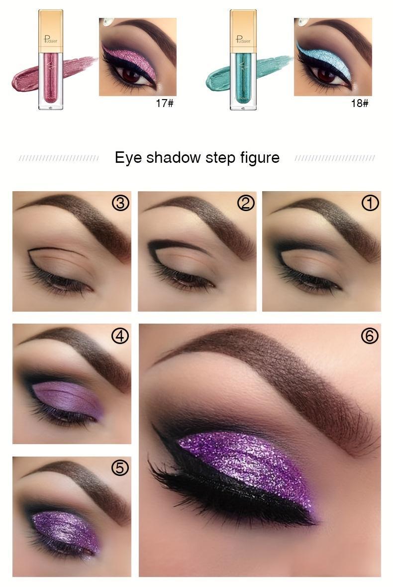 Product Introduction of Quick-Drying 18 Color Liquid Eyeshadow Stick - Long Lasting Eye Glitter Makeup for Music Festival and All Saints' Day 3