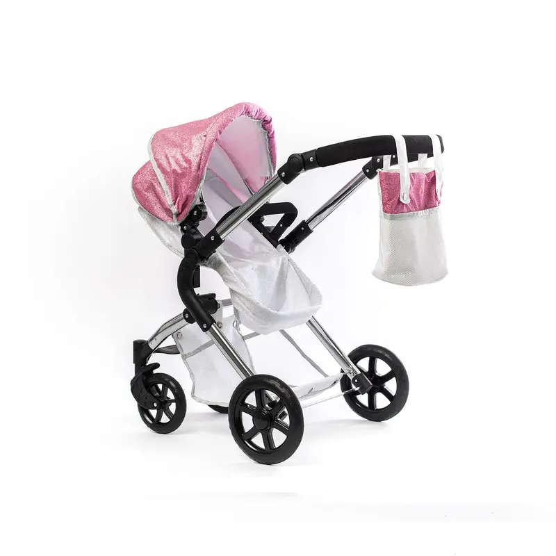 Roma Stephanie Single Dolls Pram - Sparkle 3+ years 78cm 3