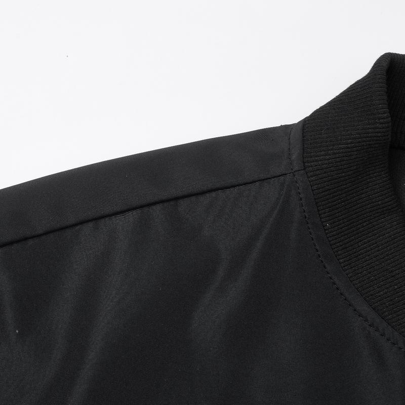 Product Introduction of 2024 Spring and Autumn New Baseball Collar Short Loose Solid Color Jacket Men's Business Casual Thin Coat Trend 19