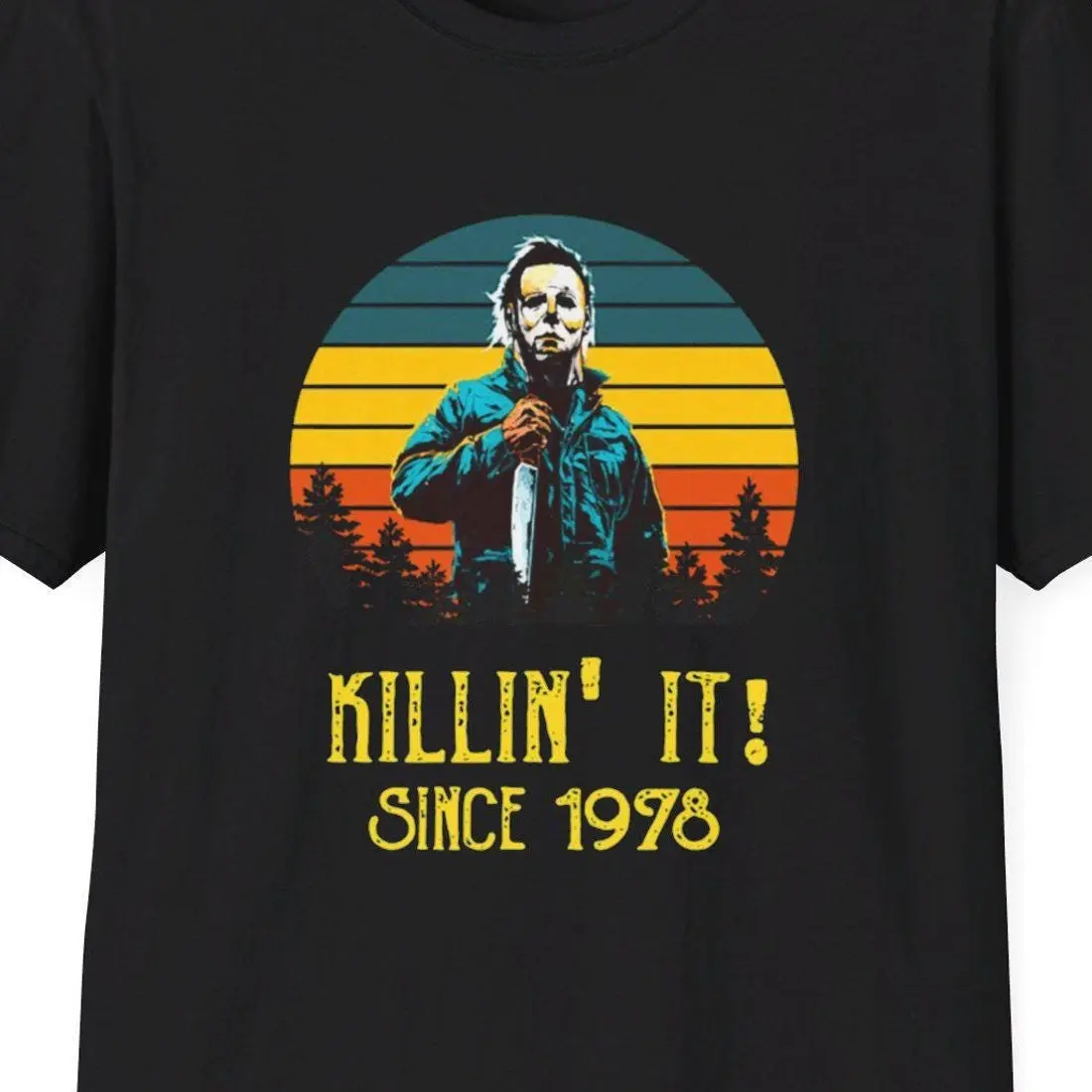 Killin' it since 1978 - Halloween series - Unisex Soft Style Cotton Tee