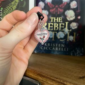 Kindle Charm, Romantasy Reader Kindle Charm, Dust Plug Charm, Fantasy Kindle Charm, Kindle Accessories stickers, Kindle Girlie, ACOTAR, FOURTH WING