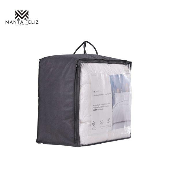 Manta Feliz Luxury Microfibre Filled Duvet Quilt |  Hypoallergenic & Skin-Friendly | All Seasons (4.5 , 7.5 , 10.5, 13.5, 15, 16.5 Tog) | All UK Bed Sizes (Single, Double, King, Super King) | Same-Day Dispatch! ️ 9