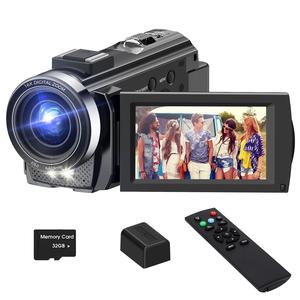 Dvc Camera, Full HD 1080P Video Recorder, 3-Inch Tft LCD Screen, 270° Rotating IPS Display, Includes Remote & 32GB Memory Card