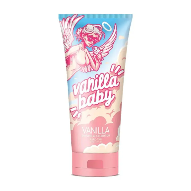 Vanilla baby tanning accelerator | deep tanning with a creamy formula