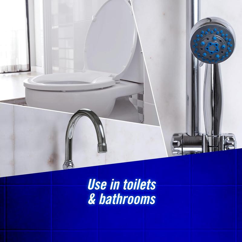 Domestos Power Foam Arctic Fresh Toilet & Bathroom Cleaner Spray sprays upside down & eliminates 99.99% of germs* for cleaning inside the toilet & around the bathroom 450 ml 1