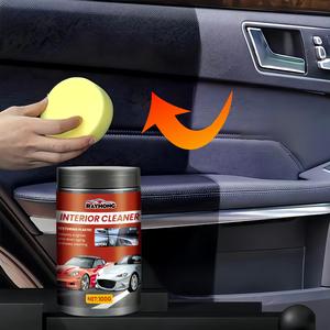 Car Interior Refurbishment Kit, Car Interior Cleaner, Artificial Leather Seat Restorer, Tire Gloss Coating Cream, Professional Car Care Product
