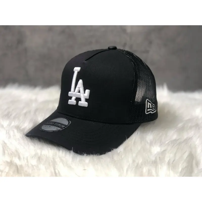 Classic New Era Trucker Cap with Embroidery Adjustable Fit and Breathable Mesh Back Comfortable Street Style Hat for Men and Women 5