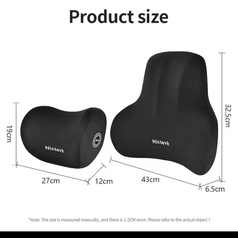 Car Memory Foam Neck Pillow for Comfortable Lumbar Support 4
