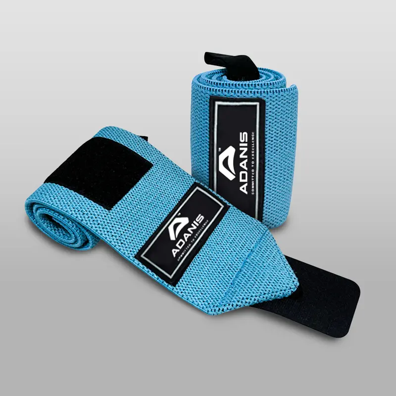 Adanis Power Weight Lifting Wrist Wraps Supports Gym Training Fist Straps - Sold as Pair & One Size Fits All 6