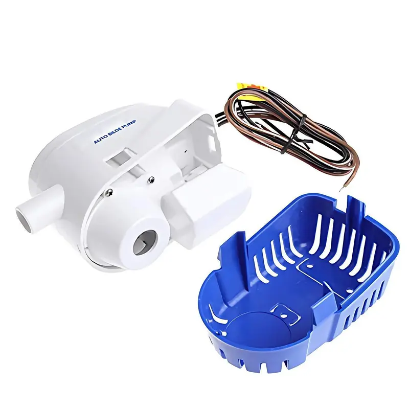 1100GPH Marine Automatic Submersible Bilge Boat Pump Auto Float Switch Internal 4
