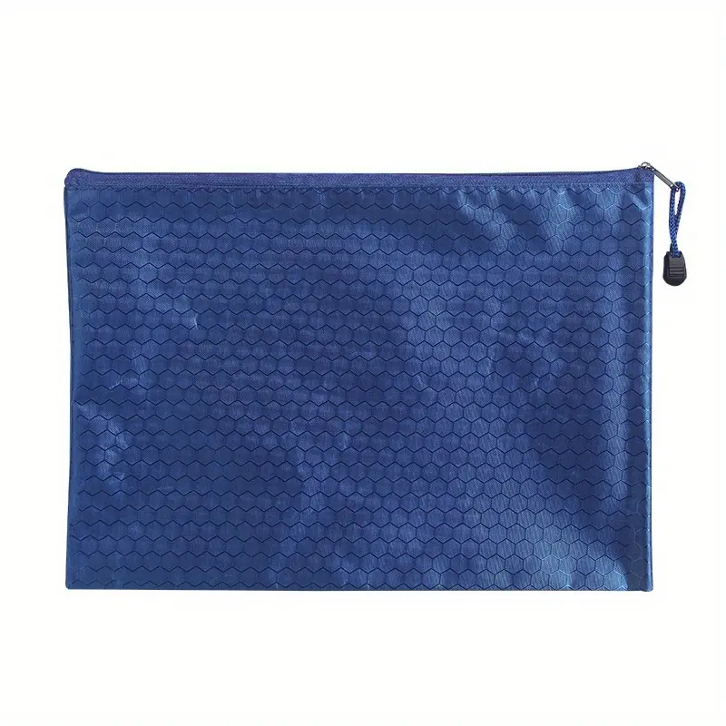 A4 document bag waterproof thickened zip bag stationery bag a4 office information bag file stationery classification tools 8