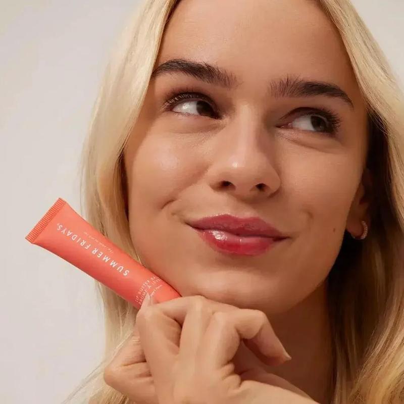 Fashion 8 Color Summer Fridays Lip Balm Moisturizing Smooth Soft Lips Cosmetics Sugar Vanilla Beige Sweet Mint Makeup Lip Care 4