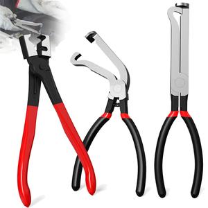 Electrical Disconnect Pliers for Automotive, Radiator Hose Clamp Multi Function Pliers, Long Spark Plug Removal Tool for Cars, Car Accessories, Heavy Duty, Hardware, Hand Tools, Handle, PVC, Metal