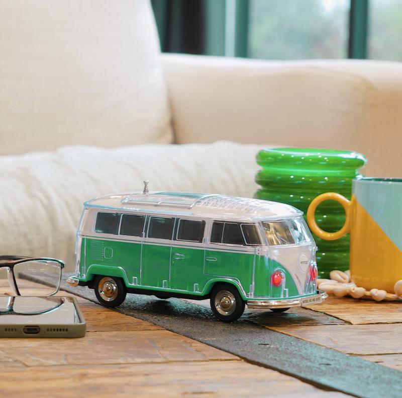 VW Camper Bluetooth Retro Speaker & FM Radio Portable Vintage Mp3 Audio 6